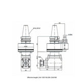 AGH 90-ER25 Standard type 90°  Angle head - Big-tools Industrial Supply Tools for Metal Cutting